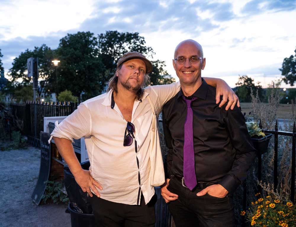 Per och Martin på Himlavalvet.